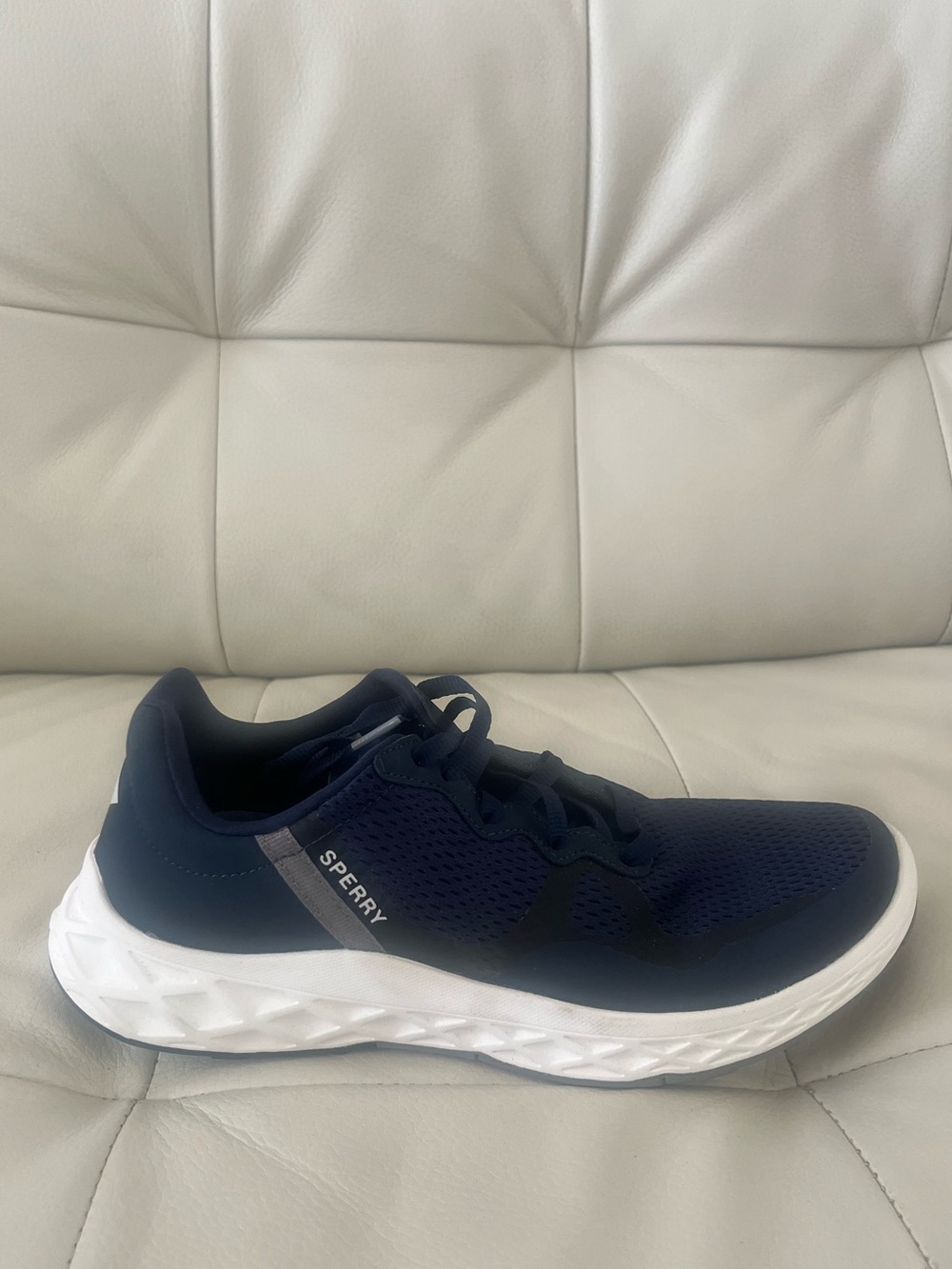 Sperry Women’s Navy and White Water Resistant Sneaker